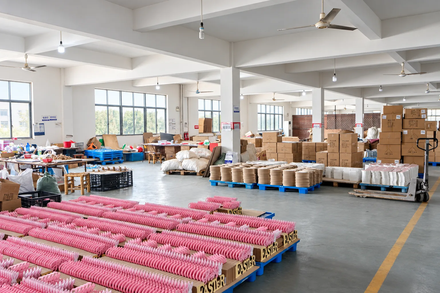 Seasonal decoration production floor